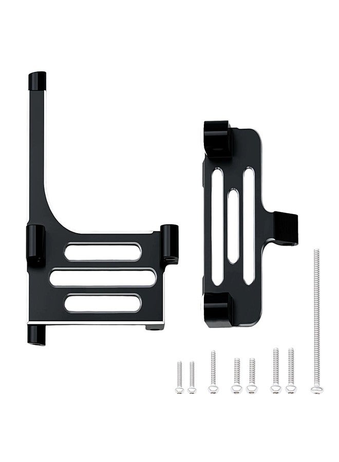 TCRC 2pcs Aluminum Front and Rear Servo Brace Mount Bracket for HPI Venture18 Upgrade - Image 1